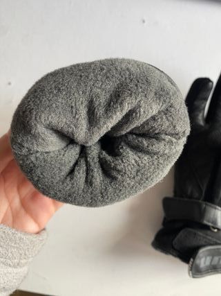 Guantes Moto Invierno Mujer Negro Rosa