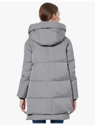 Abrigo Orolay Gris Mujer