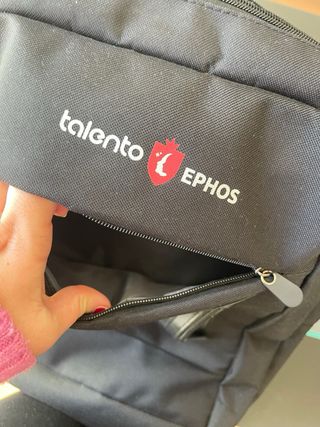 Mochila para portátil y tablet negra