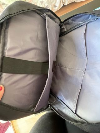 Mochila para portátil y tablet negra