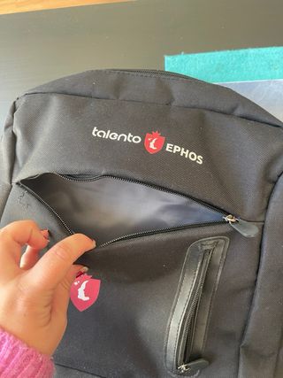 Mochila para portátil y tablet negra