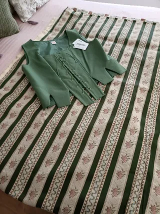 Traje de Huertana Valenciana Verde