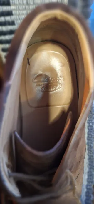 Botines Clarks Ante Marrón Talla 42