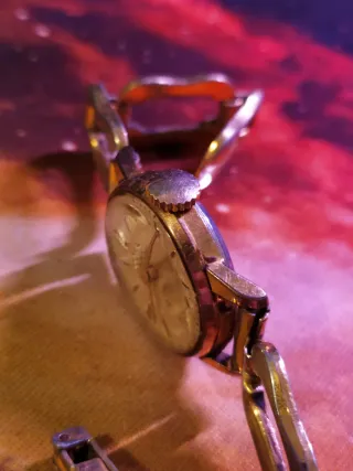 Reloj Dogma Prima Chapado Oro Mujer