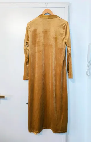 Kimono terciopelo dorado Talla L