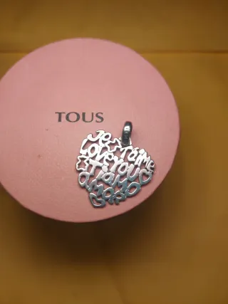 Colgante Corazón Tous Plata