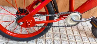 Bicicleta infantil roja 16 pulgadas