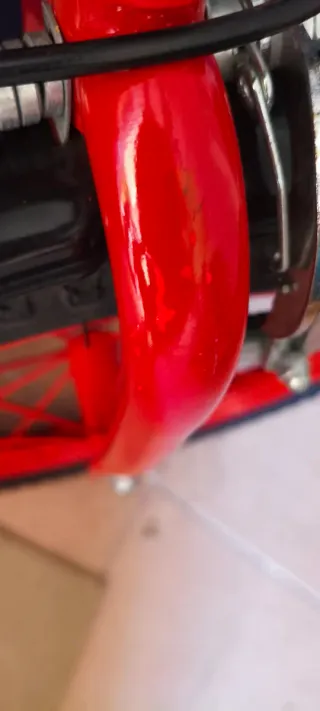 Bicicleta infantil roja 16 pulgadas