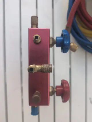 Manómetro Aire Acondicionado con Mangueras