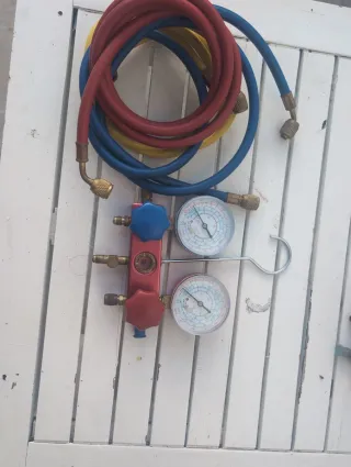 Manómetro Aire Acondicionado con Mangueras