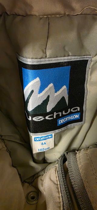 Mono de esquí verde niño niña 6A