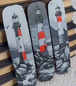 Set 3 Marcapáginas 3D "Pharus Escarlata"