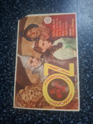Programa de mano El Mago de Oz