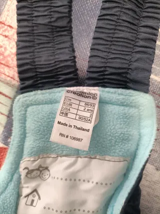 Peto de nieve Wedze 2 años