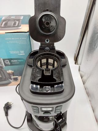 Cecotec Cafeteras de Goteo Coffee 66 Grind & Drop. 1086 W, Molinillo de Cuchillas, Hasta 12 Tazas, Tecnología Extremearoma, Cafe
