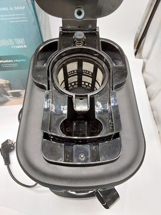 Cecotec Cafeteras de Goteo Coffee 66 Grind & Drop. 1086 W, Molinillo de Cuchillas, Hasta 12 Tazas, Tecnología Extremearoma, Cafe