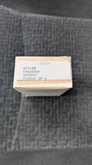 Accendino Cartier Placcato Oro Scatola Originale