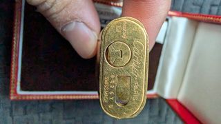 Accendino Cartier Placcato Oro Scatola Originale