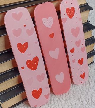 Set 3 Marcapáginas 3D "Susurros de Corazón"