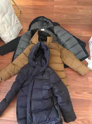 3 Parkas Zara niño/adulto Talla S. 1 con etiquetas