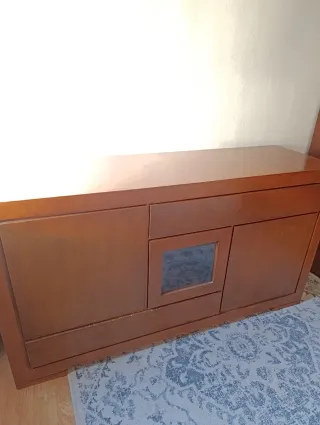 Aparador Teka Madera con Cristal