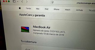 MacBook Air 2019 16GB/256GB Plata