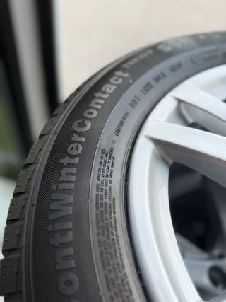 4 Llantas BMW con Neumáticos Continental INVIERNO