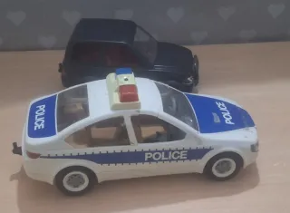 Playmobil Coche Policía y Todoterreno Negro