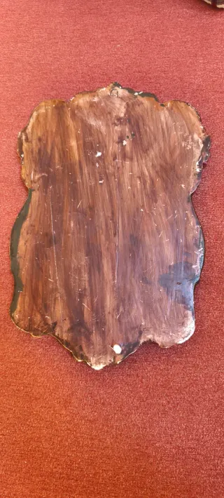 Espejo Madera Pequeño Antiguo