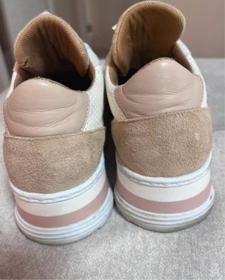 Zapatillas Popa Beige/Rosa Talla 39