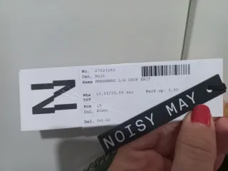 Chaqueta fina cuadros cropped