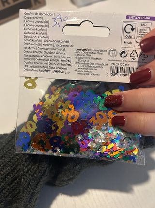 Decorazioni 30 Anni Confetti Stelle