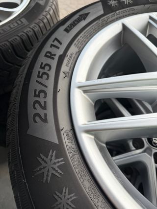 4 Llantas Audi con Neumáticos Michelin INVIERNO