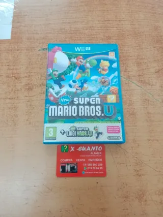 JUEGO WII U NEW SUPER MARIO BROS U + SUPER LUIGI