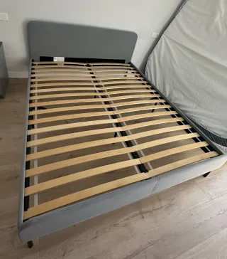 Estructura Cama 160x200cm Gris