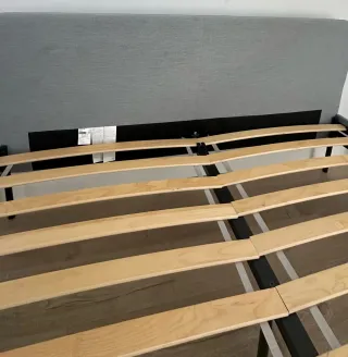 Estructura Cama 160x200cm Gris