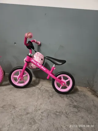Scooter 3 en 1 rosa para niños