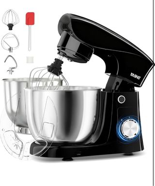 YASHE Batidora Amasadora 1500W, 4,5 + 5L Doble Bol