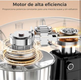 YASHE Batidora Amasadora 1500W, 4,5 + 5L Doble Bol