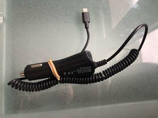 Cargador Coche iPhone Lightning Negro