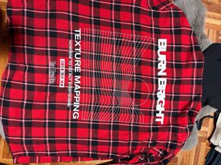 Chaqueta cuadros con capucha