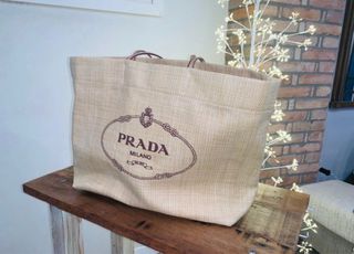 Borsa Prada Beige/Marrone