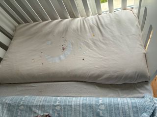 Cuna colecho blanca + colchón