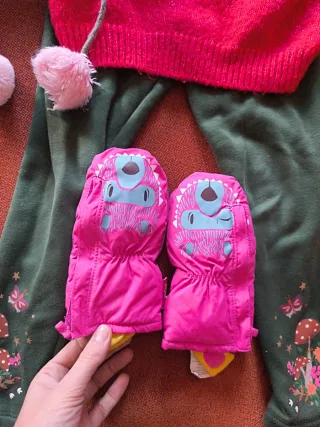 Pantalón de esquí para niña AST y accesorios