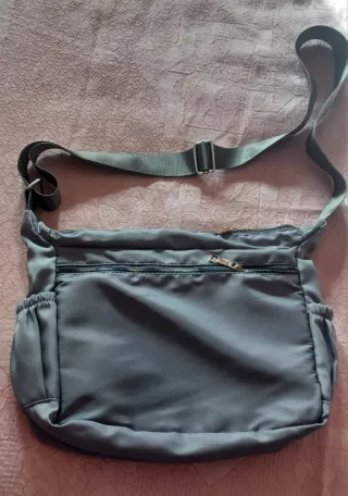 Bolso bandolera gris