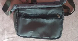 Bolso bandolera gris