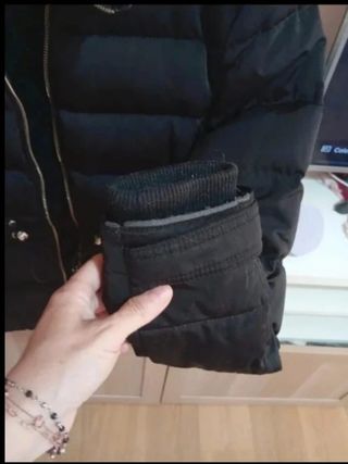 Abrigo Zara Mujer Talla S Negro