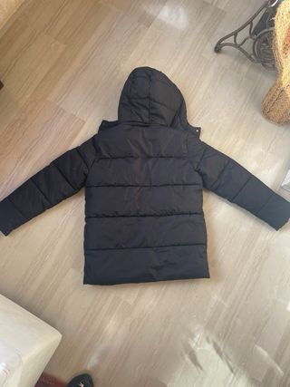 Abrigo Negro GAP con Capucha Desmontable