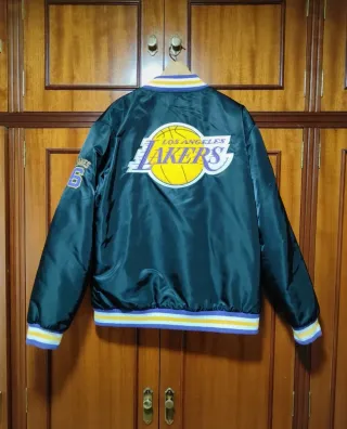 Chaqueta Bomber Lakers NBA Talla L / XL