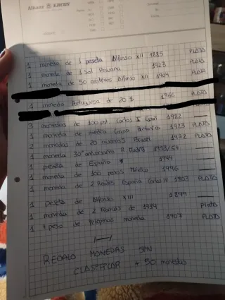 Lote de Monedas Antiguas y regalo lotede varias